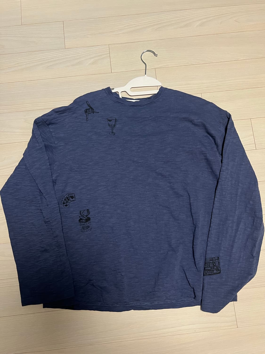 서피스에디션 블루 롱슬리브 사이즈(M~L정도) 상품이미지1