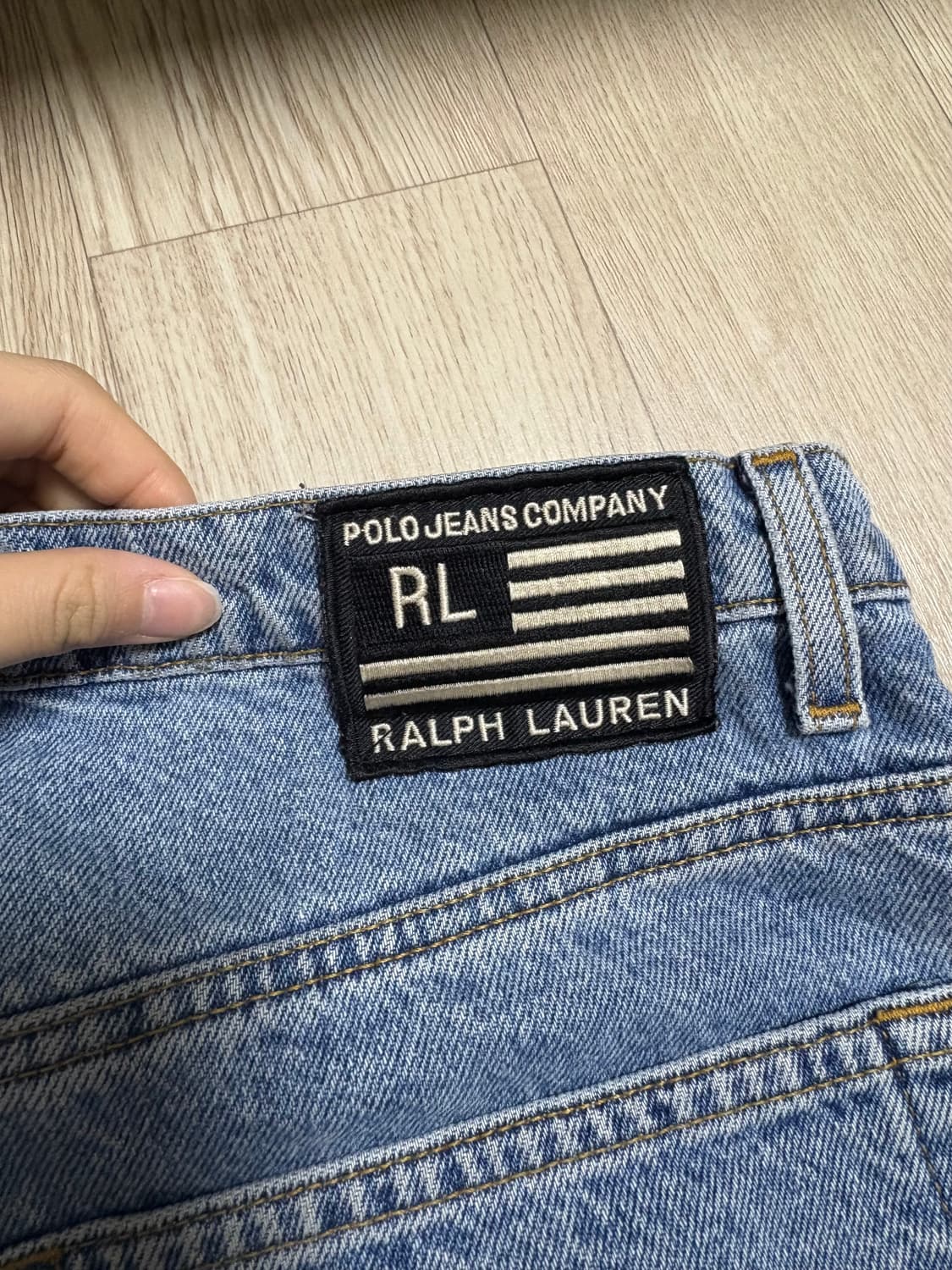 폴로 데님팬츠 상품이미지3