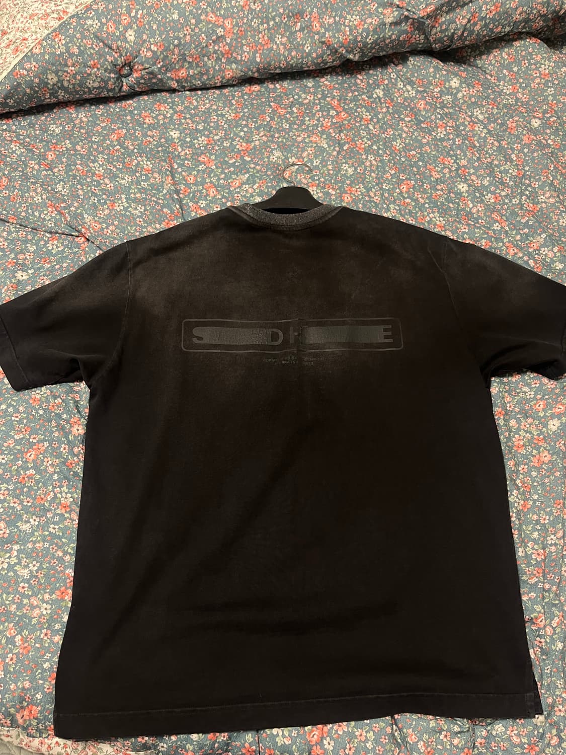 솔리드옴므 그라데이션 백로고 티셔츠 상품이미지2