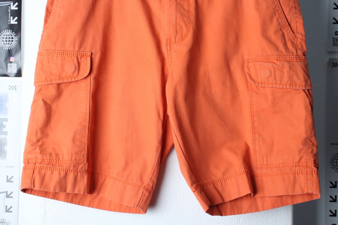 (L-XL) 타미힐피거 반바지 팬츠 작은얼룩 카고 오렌지 면-P9717 상품이미지4