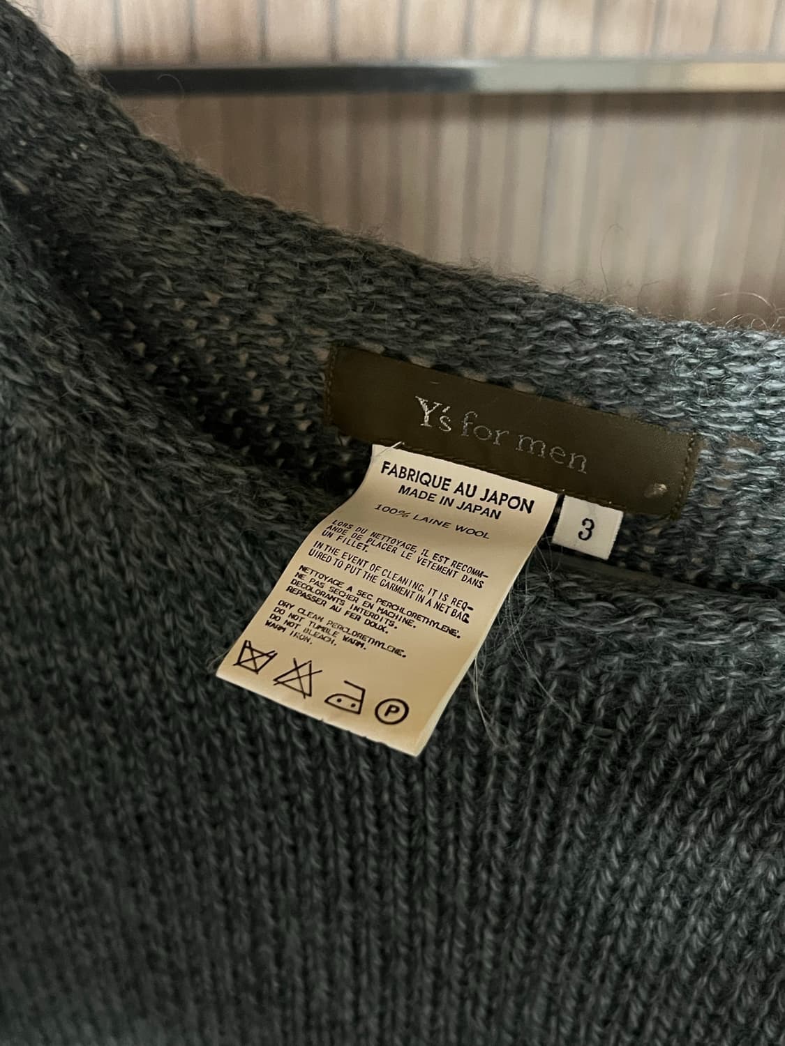 90 Y’s wool knit by Yohji Yamamoto 상품이미지3