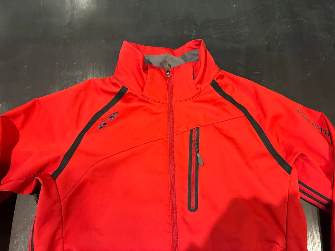M) 살로몬 소프트 쉘 바람막이 자켓 레드 상품이미지9