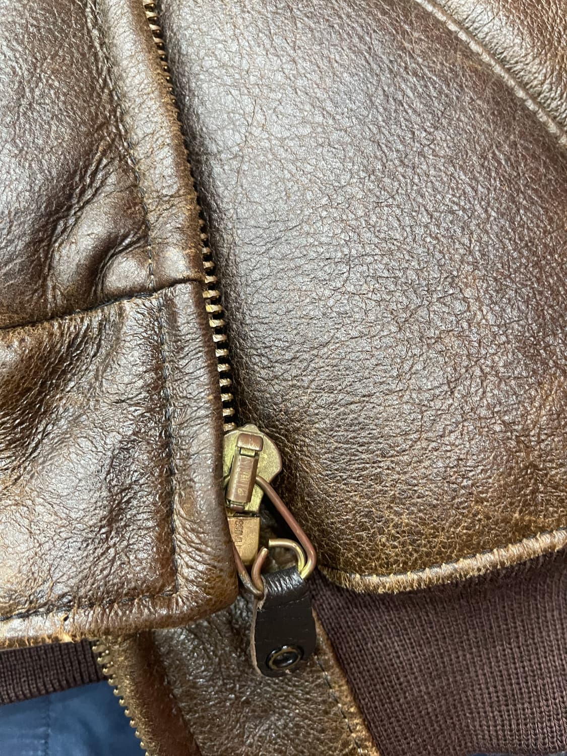 80-90s 골든베어 b-6 무스탕 40 상품이미지4