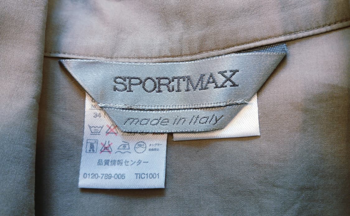[MADE IN ITALY] SPORTMAX 스티치 디테일  슬림 셔츠 상품이미지5