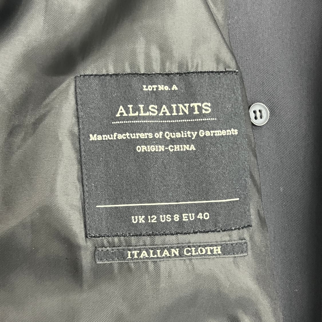 올세인츠 헤스킨 드레이프 트렌치코트 40 상품이미지3