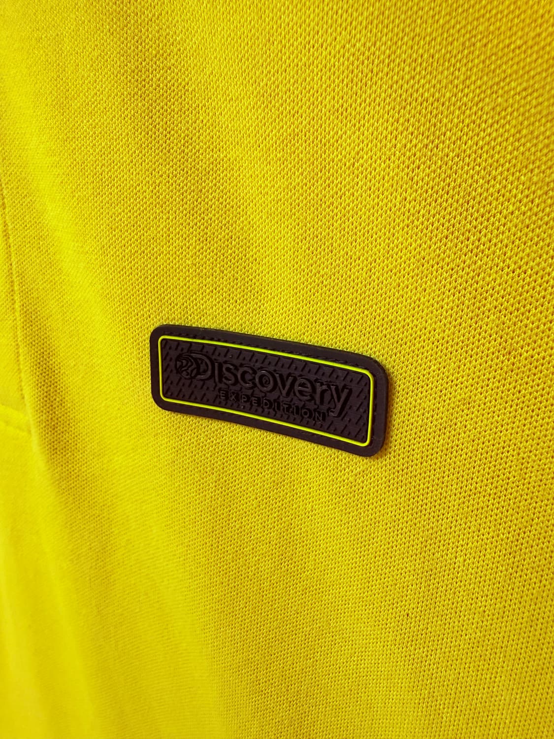 디스커버리(Discovery) 옐로우 카라 반팔티 95 데일리 상품이미지4