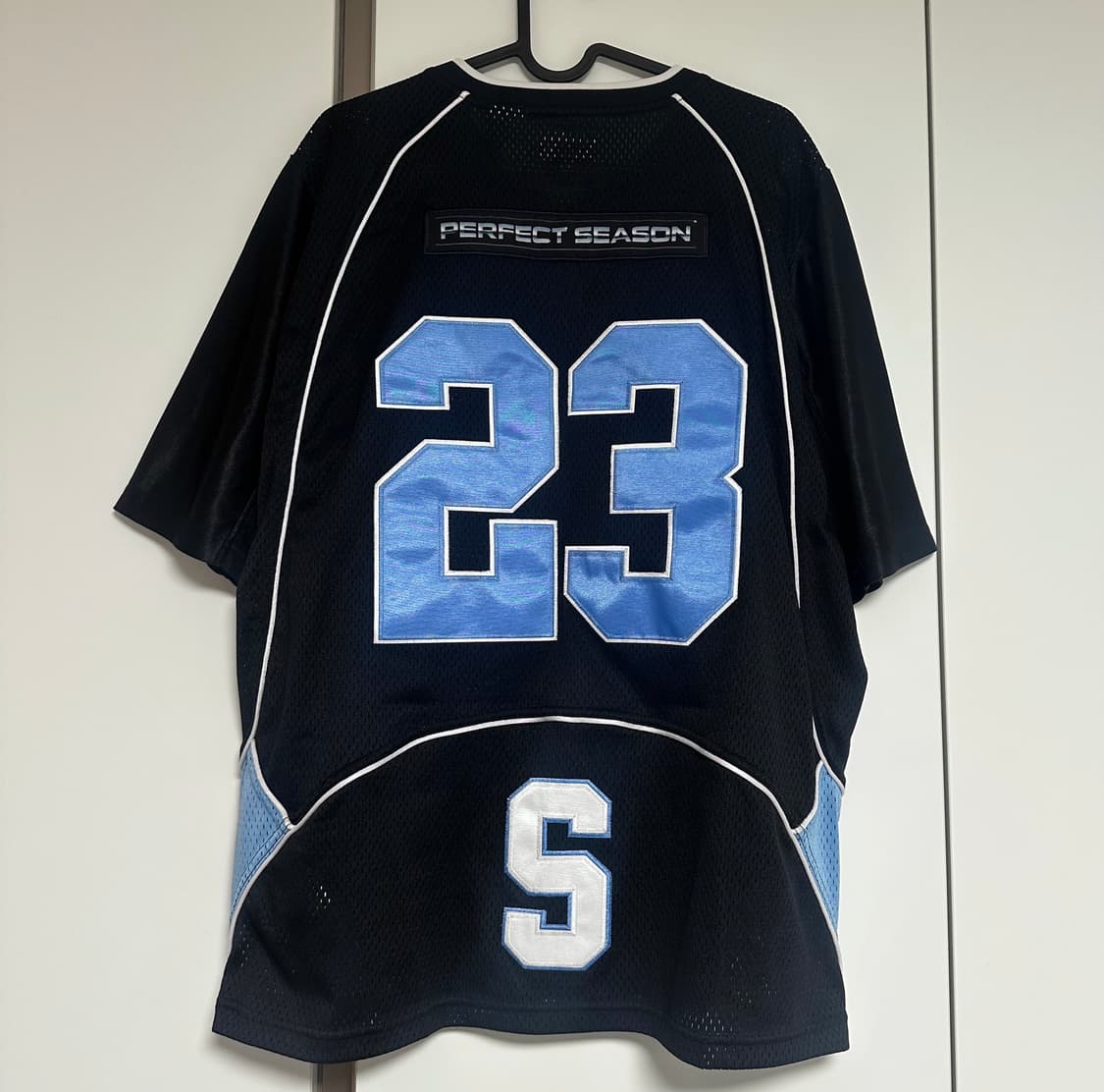 슈프림 퍼펙트 시즌 풋볼 저지 블랙 M사이즈 상품이미지6