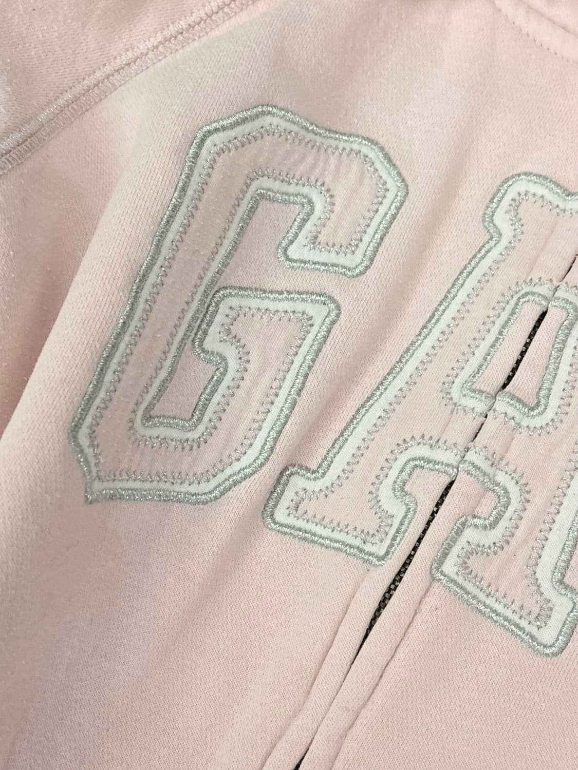 gap 딸기우유 글리터 양털 퍼 후드집업 갭후드집업 히메갸루라떼갸루 상품이미지3