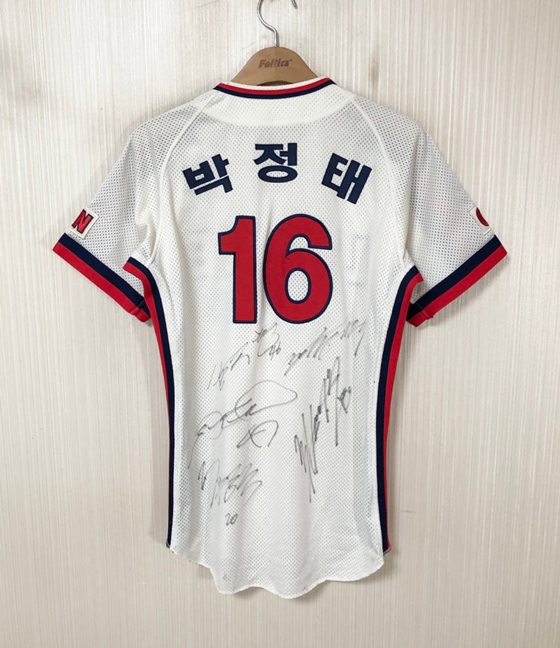 KBO 카멜레온어센틱 롯데자이언츠 챔피언 홈유니폼 90 #16 박정태 상품이미지8