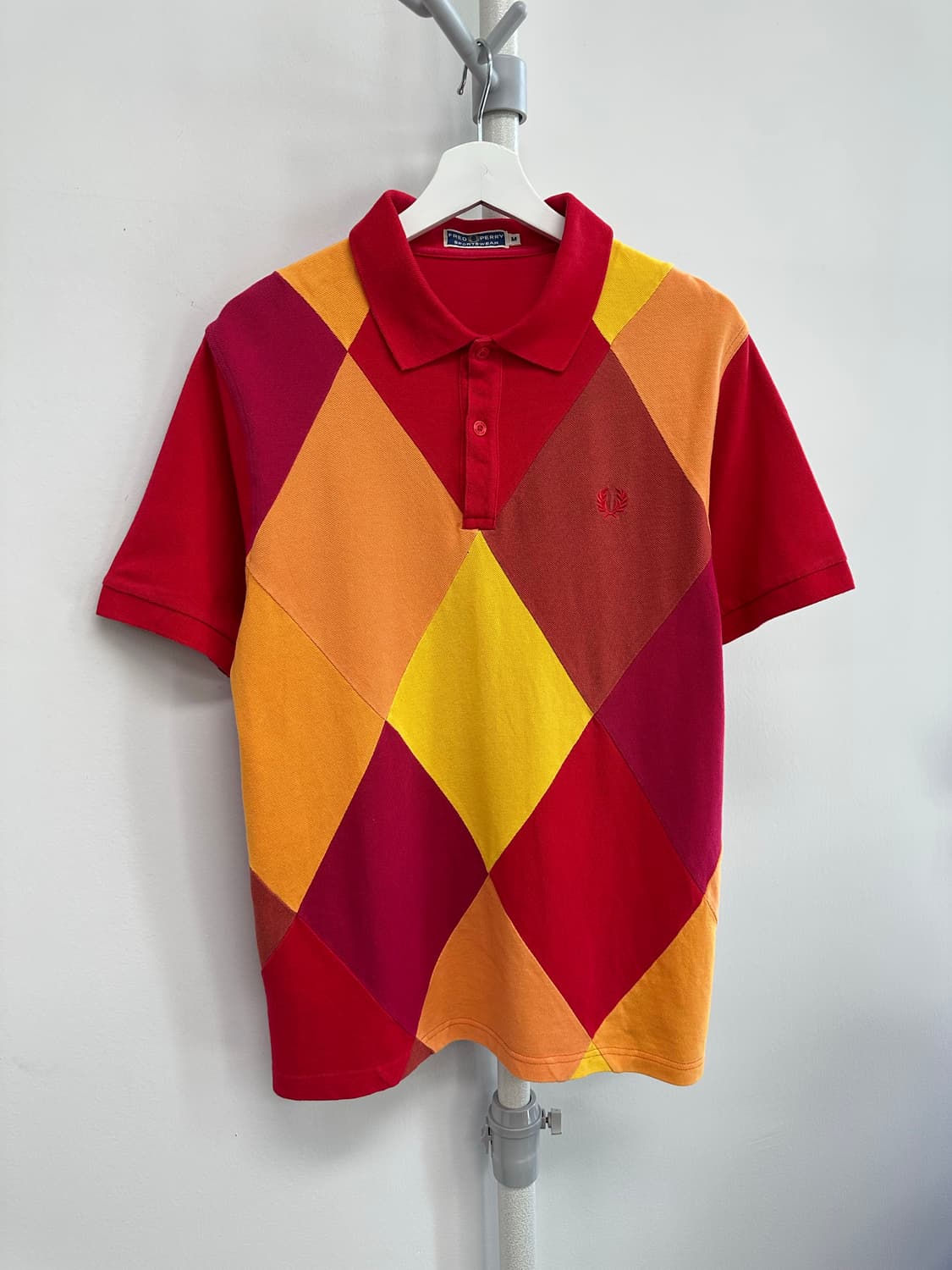 프레드페리 아가일 디자인 카라티 상품이미지1