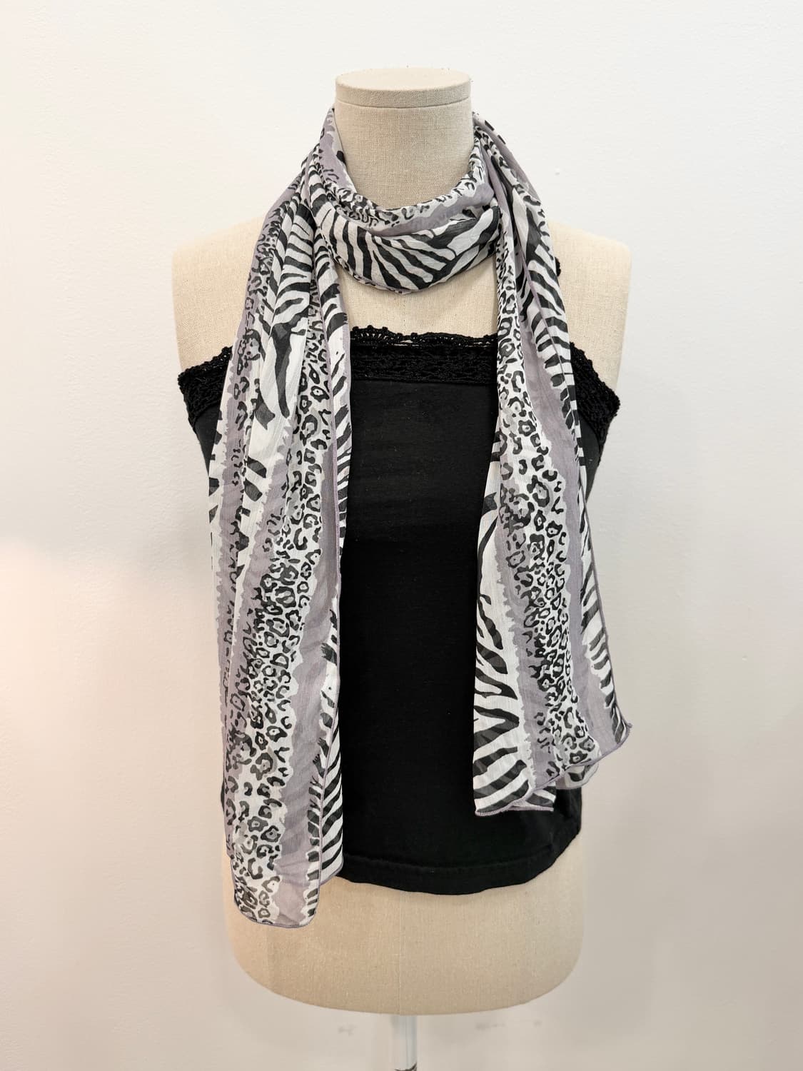 leopard scarf 상품이미지1