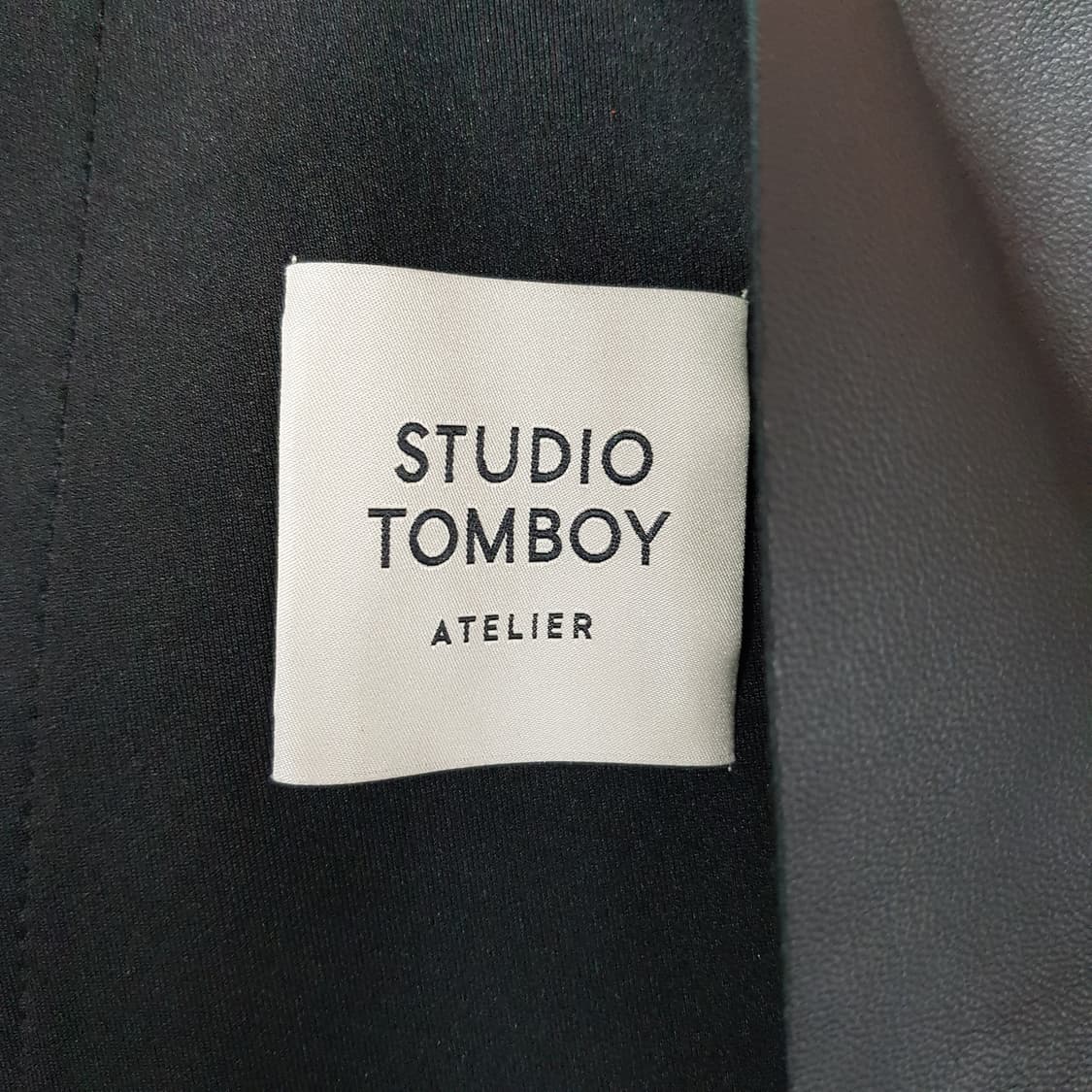 스튜디오 톰보이 양가죽 크롭 레더 자켓  F사이즈 상품이미지6