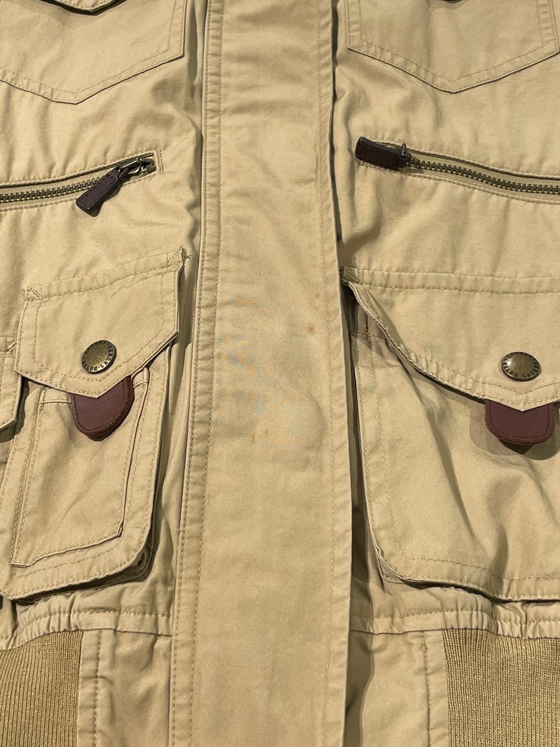 로렌 랄프 로렌 베이지 테크 웨어 헌팅 베스트 상품이미지9