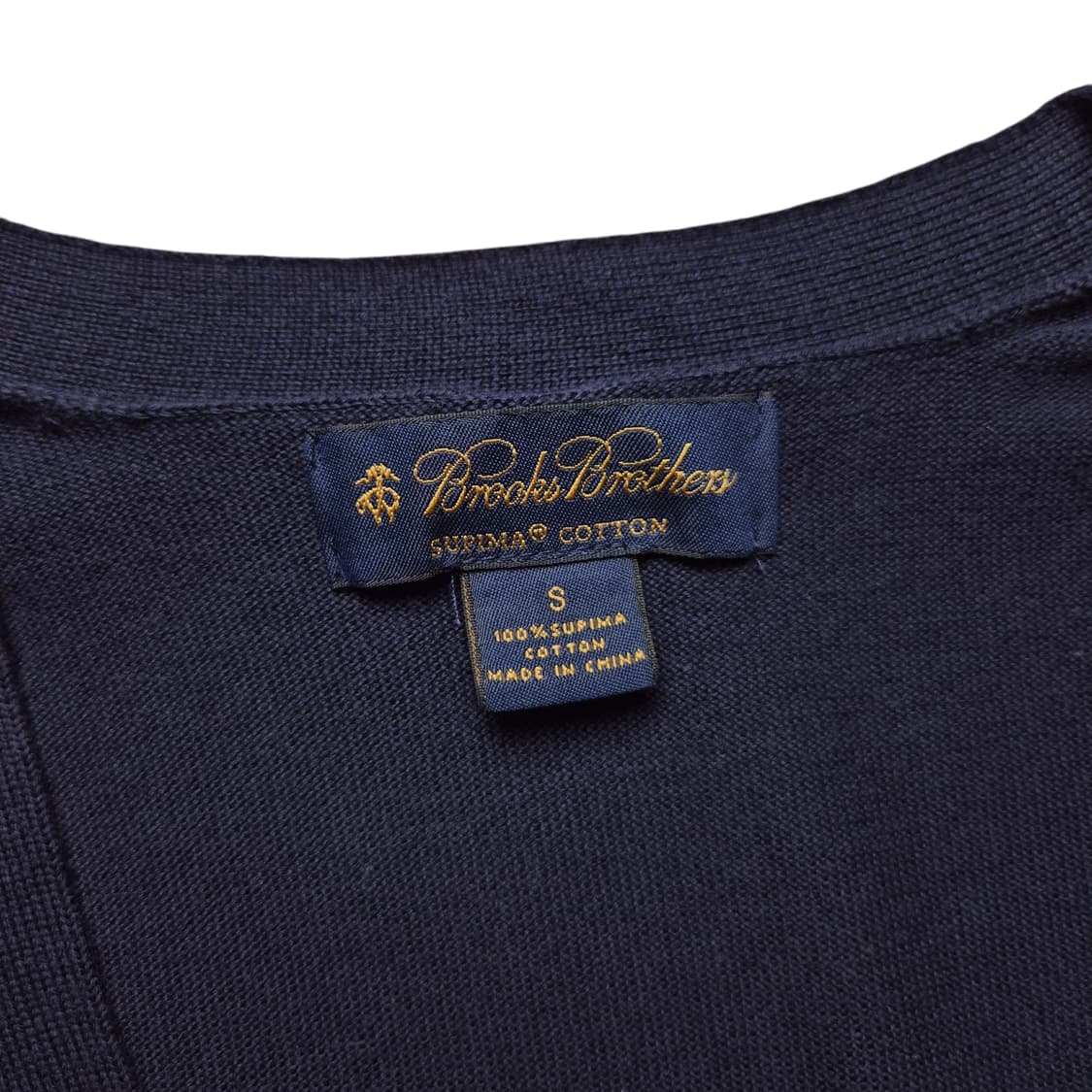 [S] 브룩스브라더스 수피마코튼 버튼 니트베스트 상품이미지6