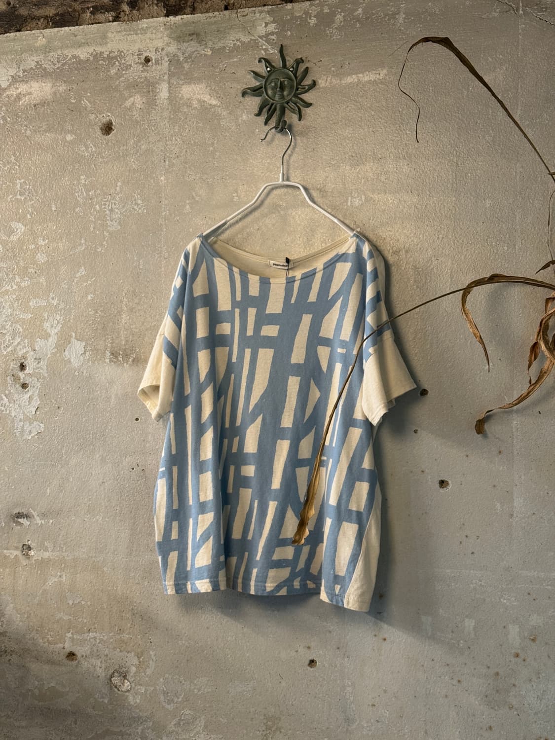 44-55 ) Plantation Sky Grid Pullover 상품이미지1