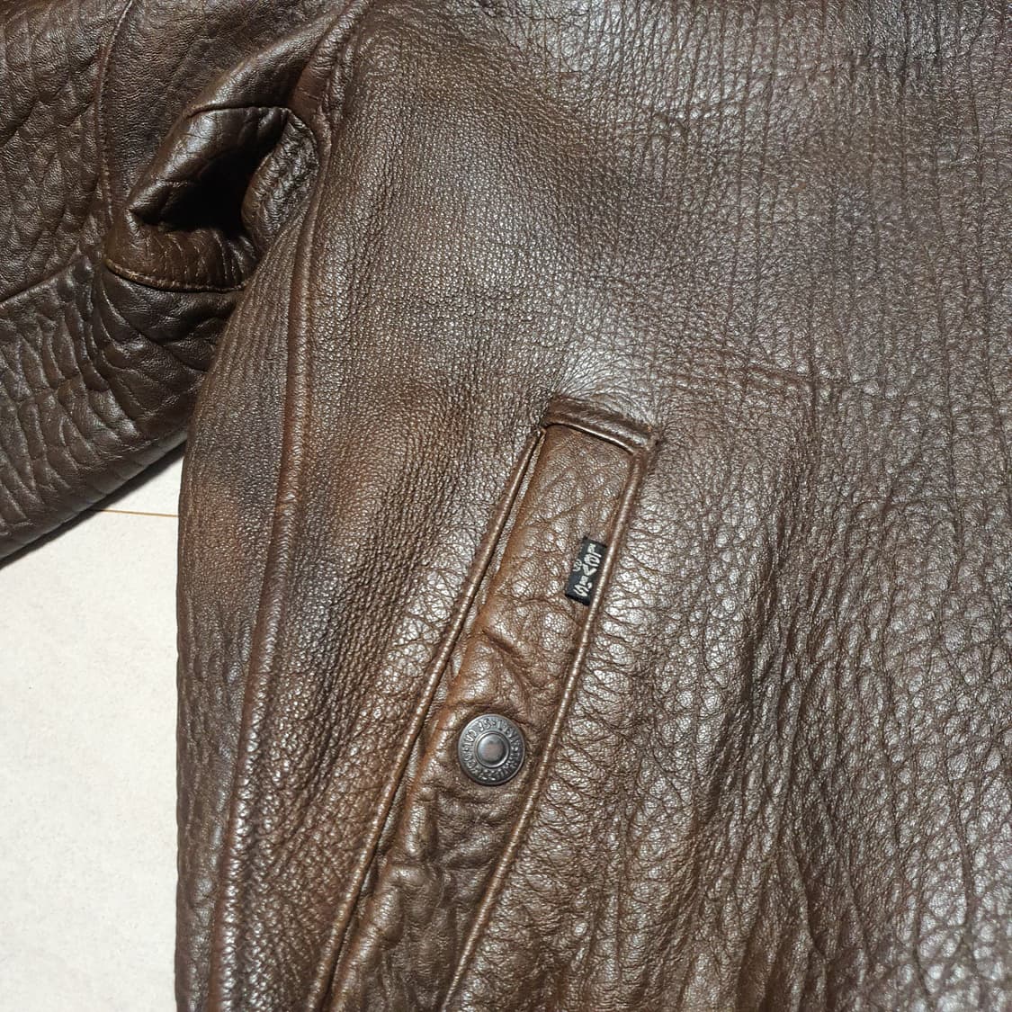 [100] 리바이스 빈티지 가죽 자켓 (양가죽) 상품이미지3