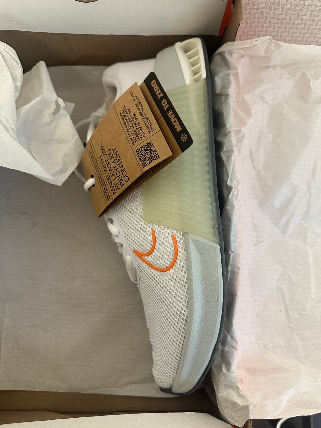 나이키 메트콘 9 화이트 브라이트 만다린 상품이미지1