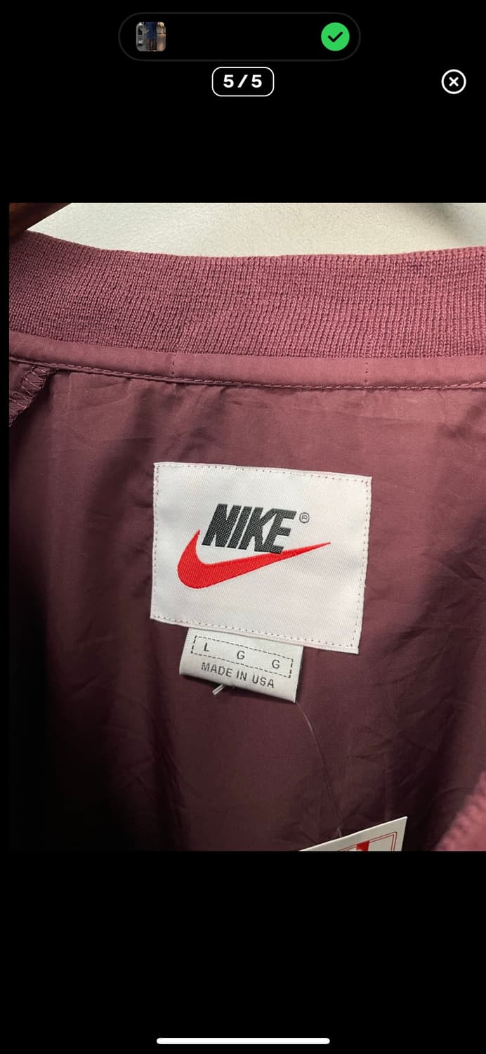 나이키 버건디 웜업 A2471 상품이미지5