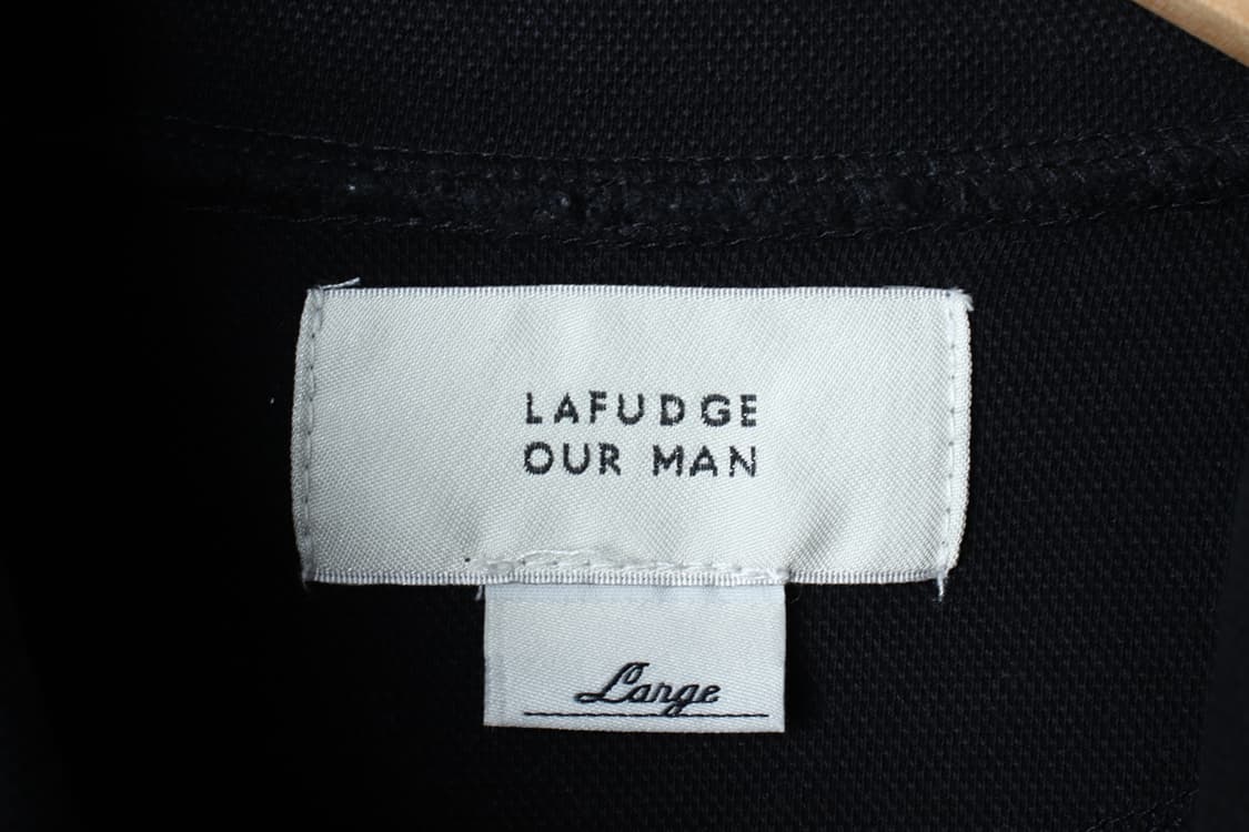 (L-XL) 라퍼지스토어 반팔 카라 티셔츠 포켓 무지 블랙-H31673 상품이미지5
