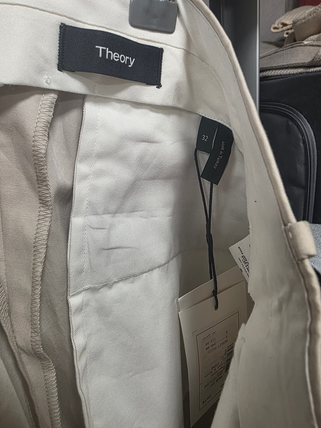 띠어리 제이크 새틴 바지 32 새상품 상품이미지2