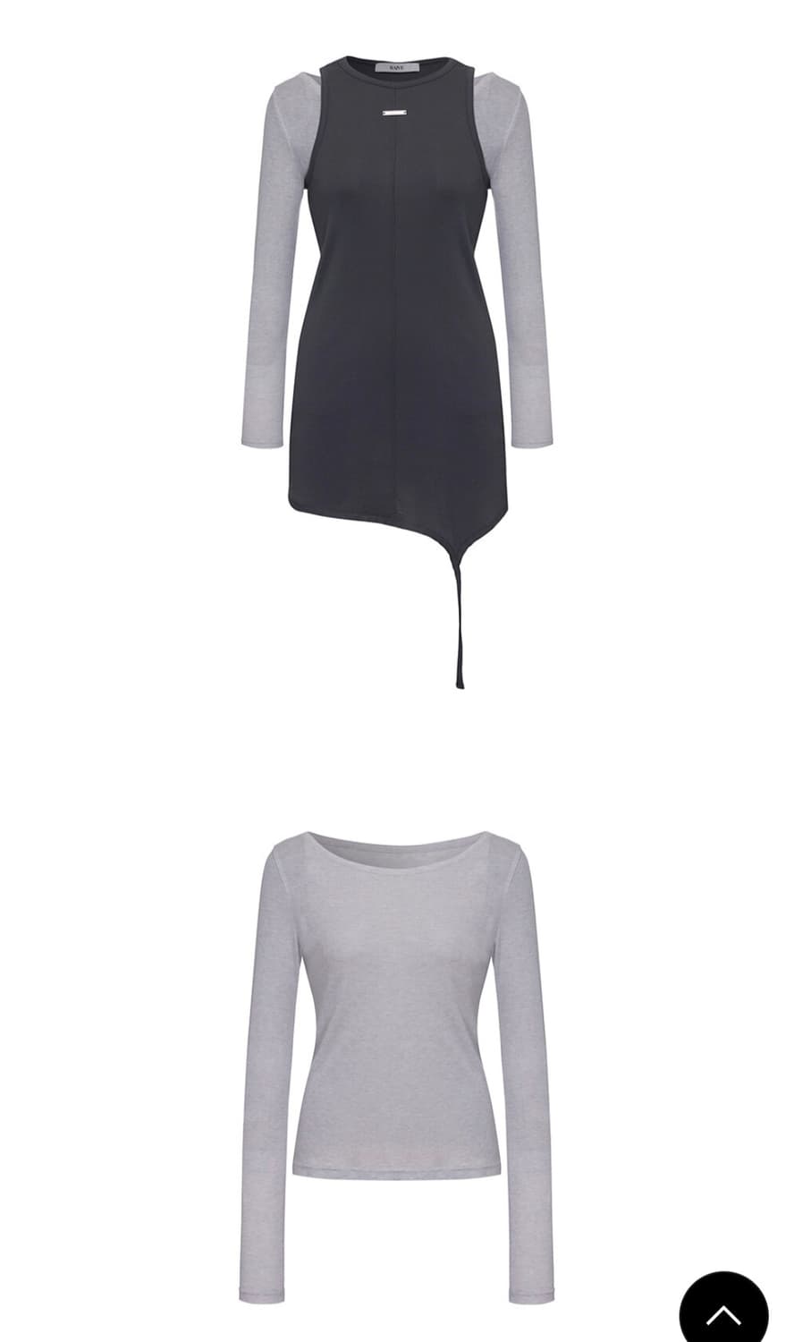 레이브 레이어드 롱 슬리브 & 슬리브리스 세트 02M 상품이미지2