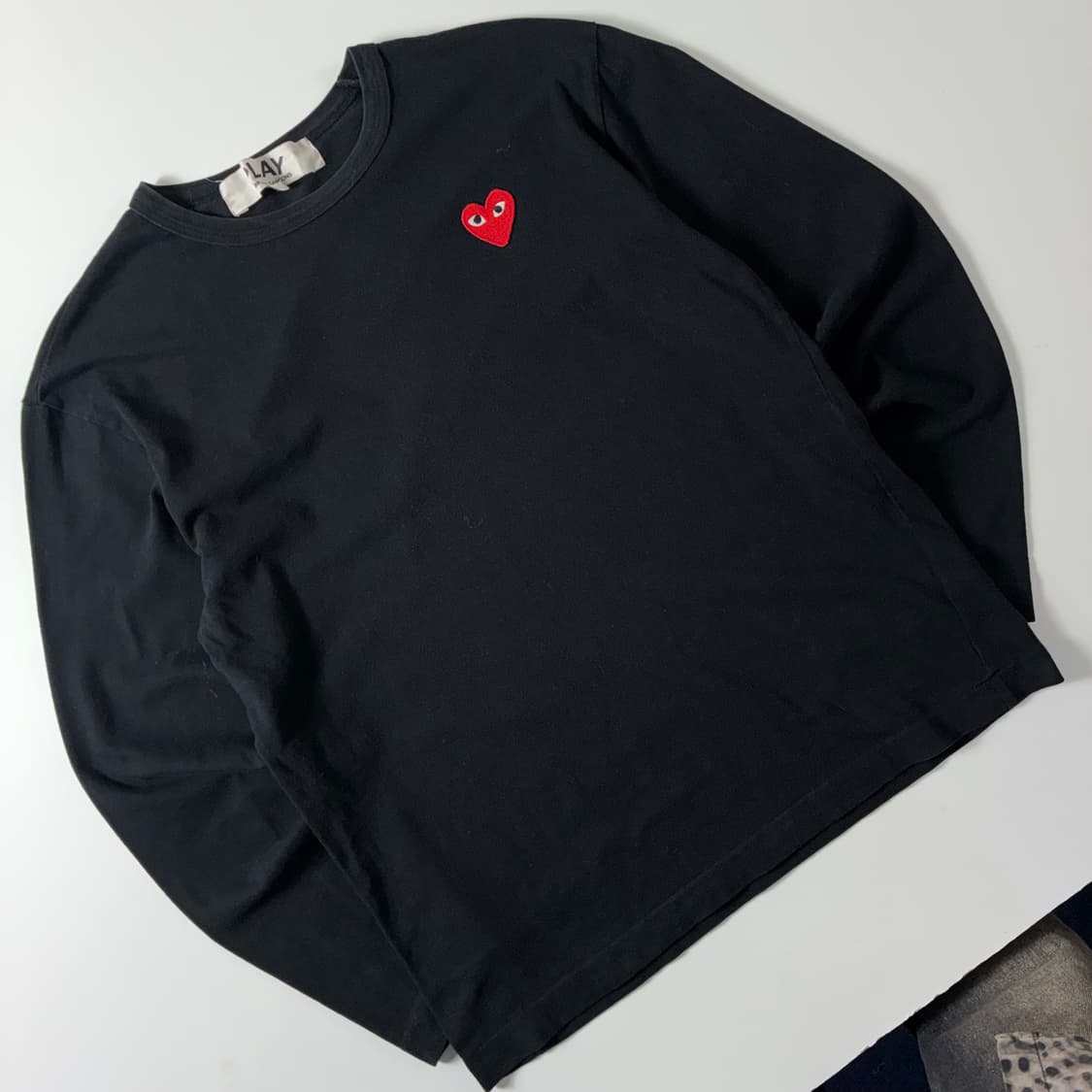 Comme des Garcons  꼼데가르송 화트와펜 코튼 블랙 티셔츠 상품이미지2