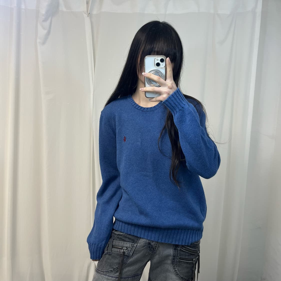 Polo Ralph Lauren blue knit 상품이미지1