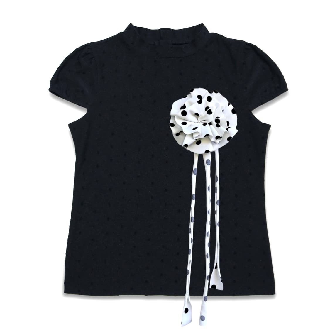 Black Dot Puff top 상품이미지1