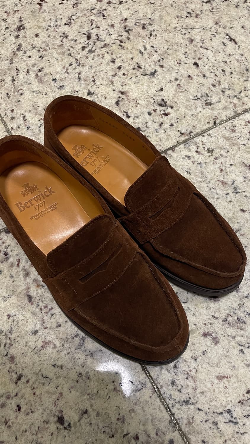 Berwick 버윅 스웨이드 로퍼 브라운 버윅 4456 (UK 5.5) 상품이미지2