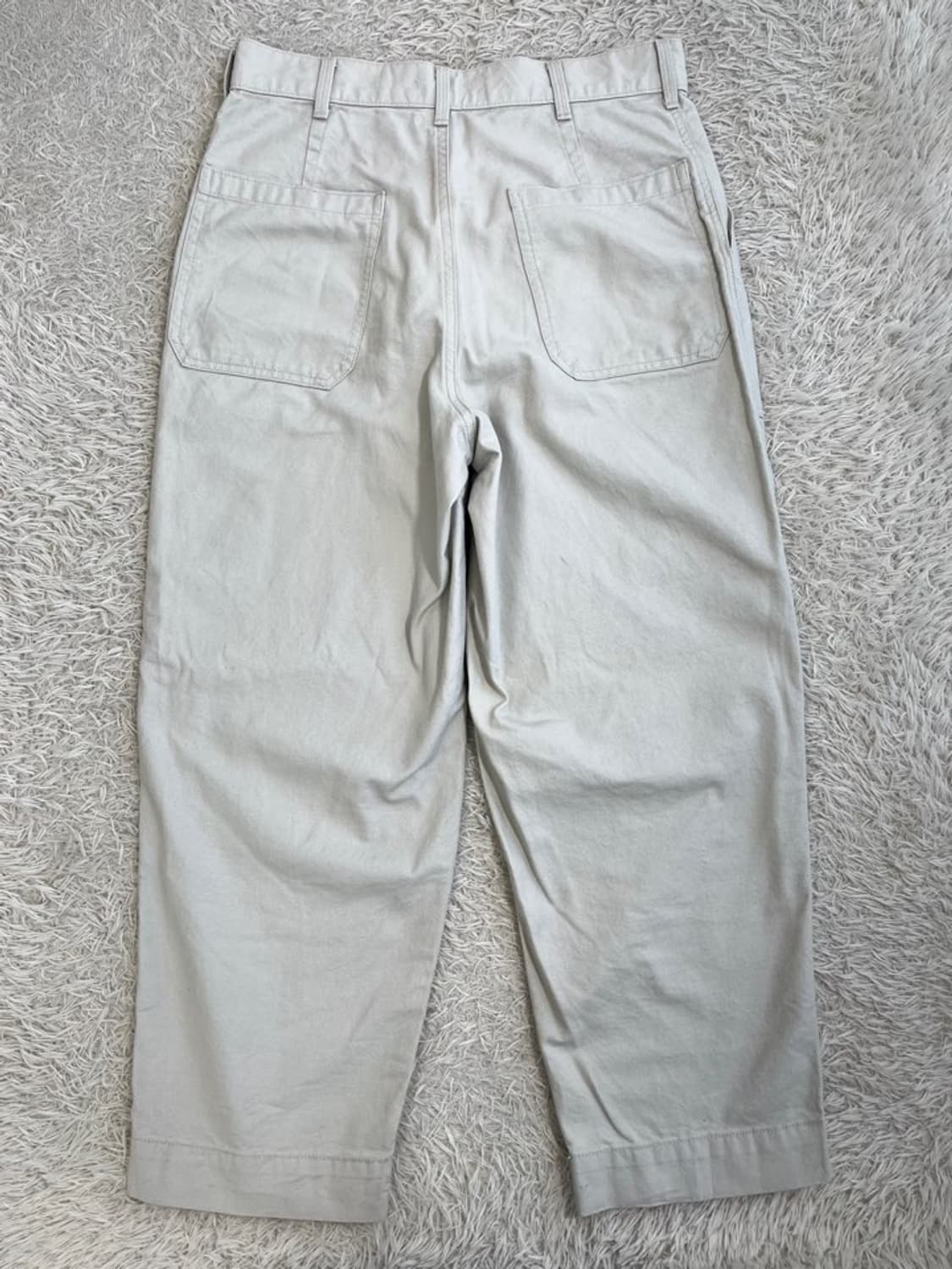 유니클로 와이드 베이커 팬츠/#3257 상품이미지4