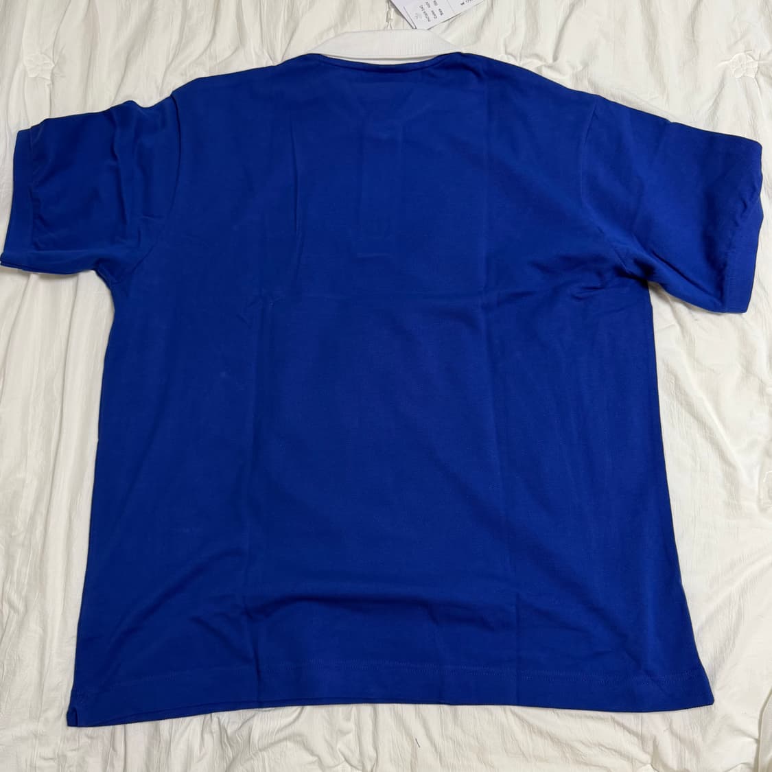 (XL) 라코스테 paris 뱃지 카라 pk 반팔티 블루  상품이미지5