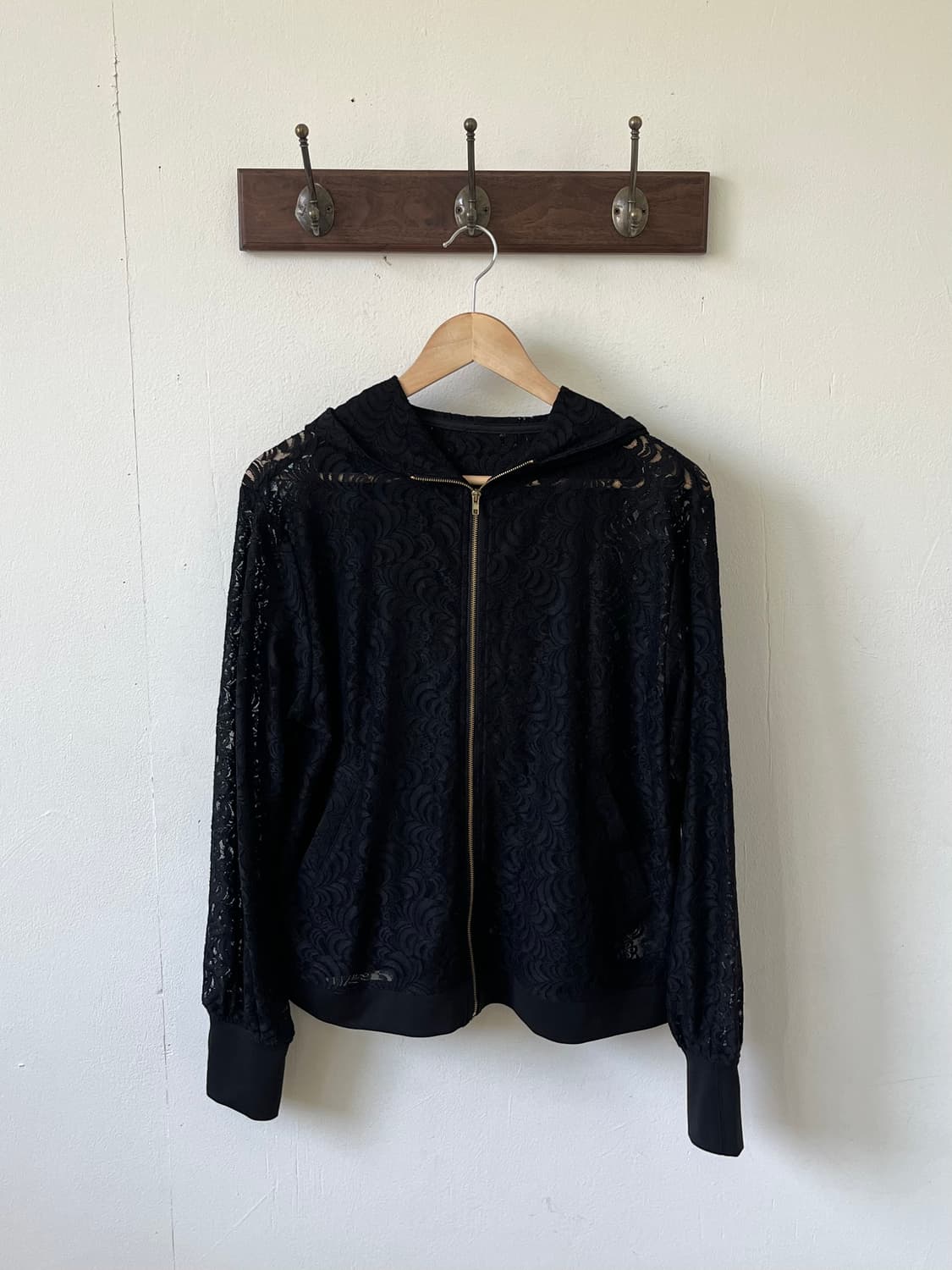 swing by 시스루 후드자켓 상품이미지1