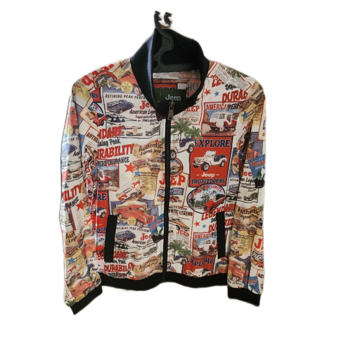❤️Jeep 희귀 빈티지 프린트 바람막이 자켓❤️ 상품이미지1