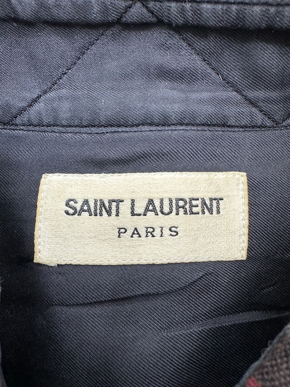 SAINT LAURENT PARIS 체크 플란넬 셔츠 (13FW) 상품이미지7