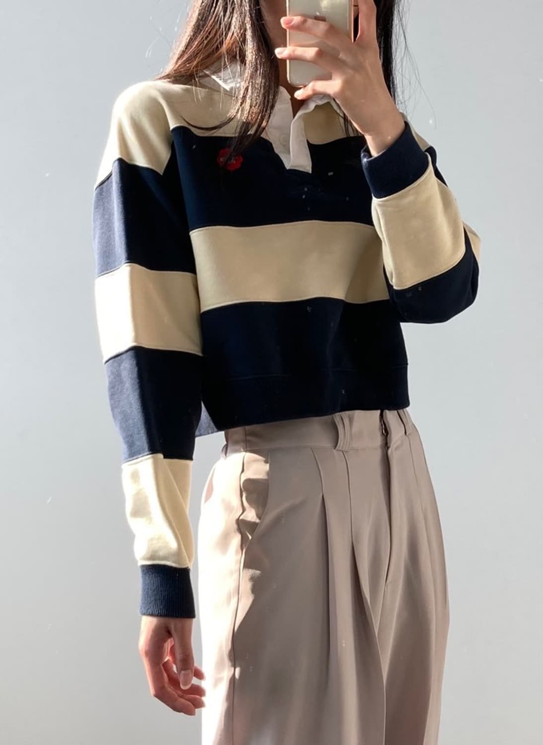 커버낫 크롭 럭비티 상품이미지1