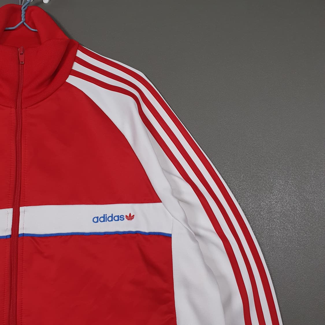 3XL (115) 아디다스 캄보디아 흰빨 베켄바우어 트랙탑 져지 자켓 상품이미지2