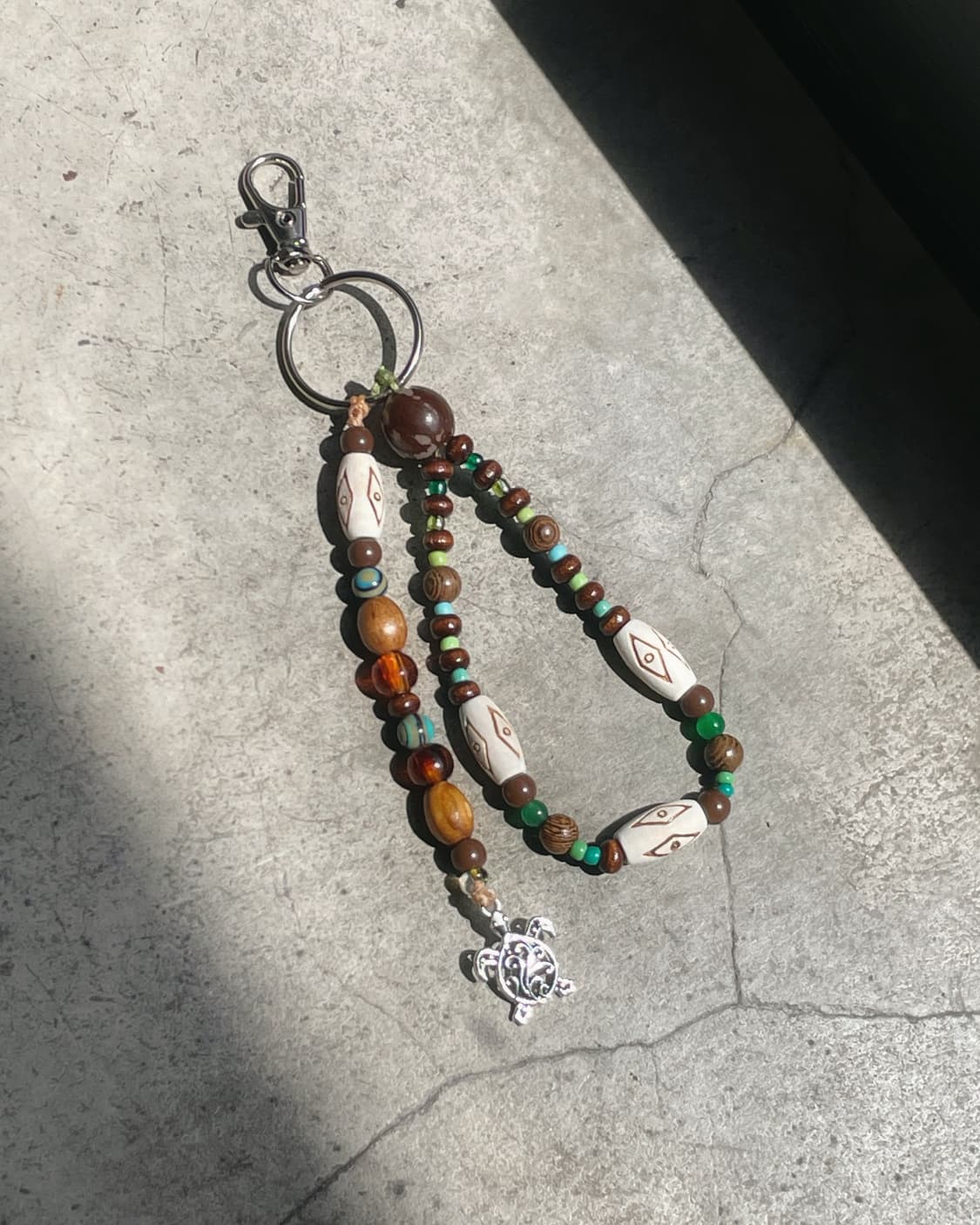 핸드메이드 비즈 키링  상품이미지1