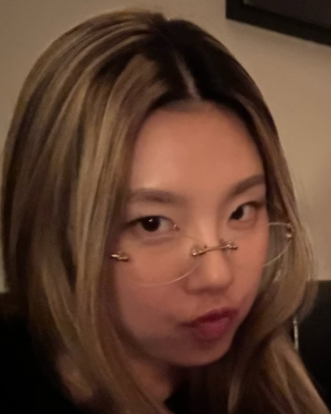 라운드 무테 투애니원 씨엘 채린 원형 스우파 리정 선글라스 갸루 안경 상품이미지5