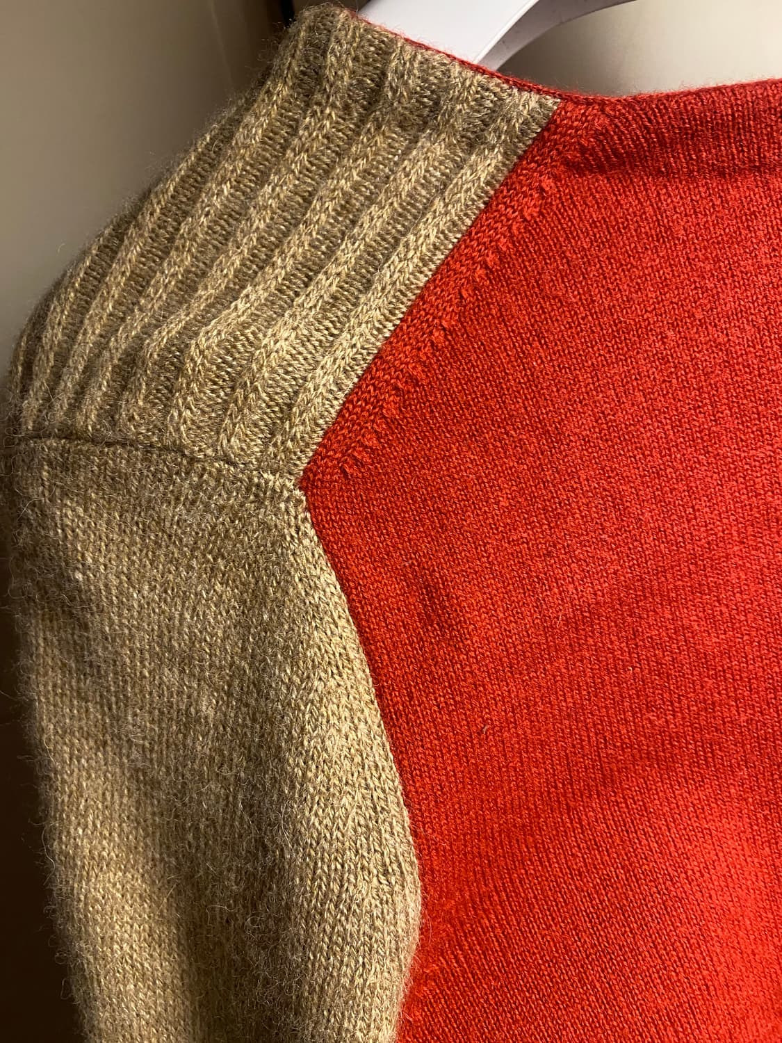 시스템 배색 크롭 가디건 F(90) 상품이미지4