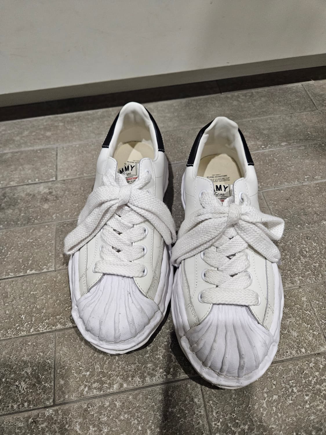 미하라 블레이키 레더 화이트 41 상품이미지2