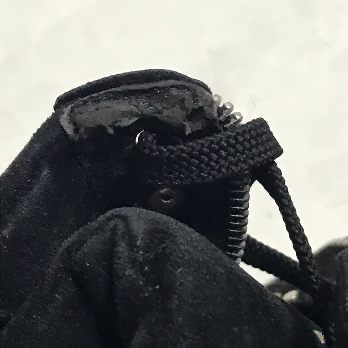 빈티지 00s 펑크 스터드 지퍼 디테일 웨지힐 스니커즈 240 상품이미지7