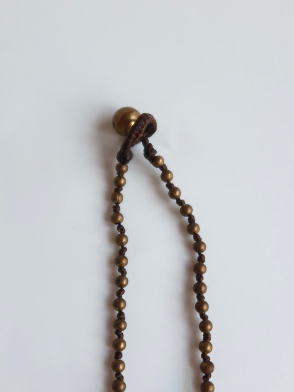black bead tessle necklace 상품이미지5