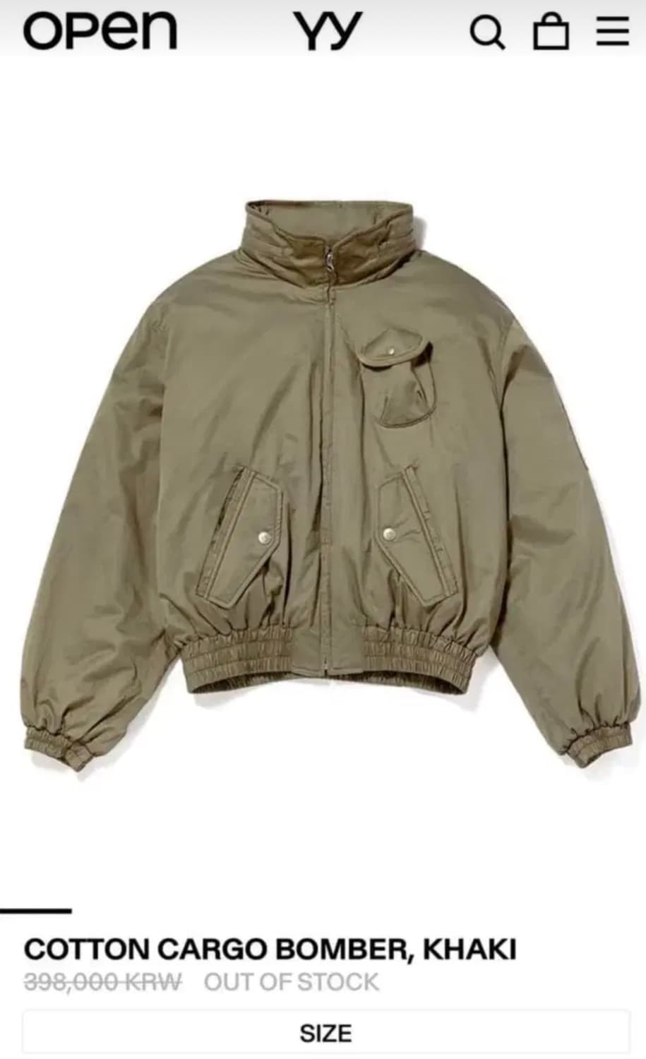 오픈 와이와이 봄버자켓 상품이미지1