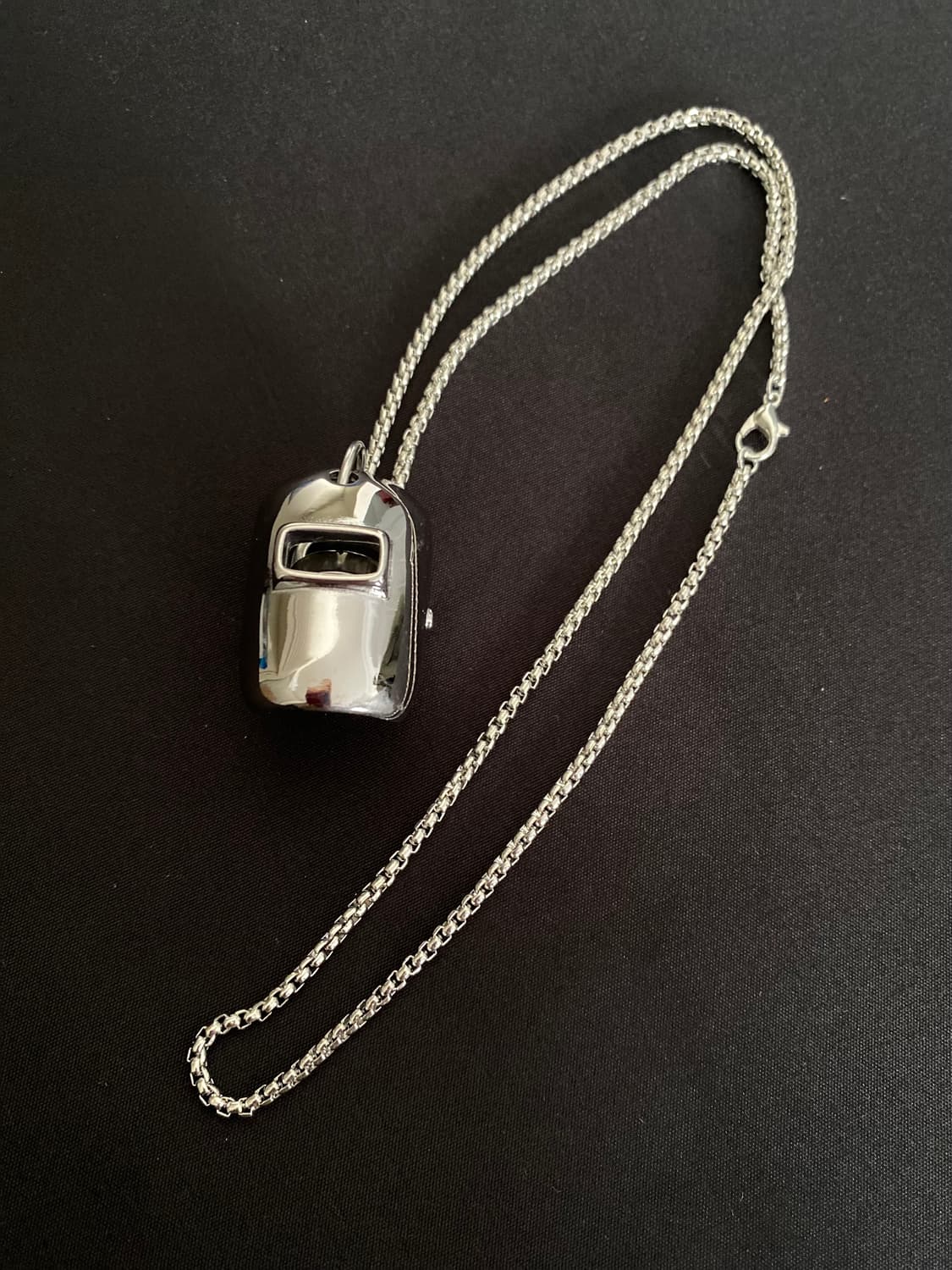 티타늄 스틸 마스크 팬던트 목걸이 상품이미지3