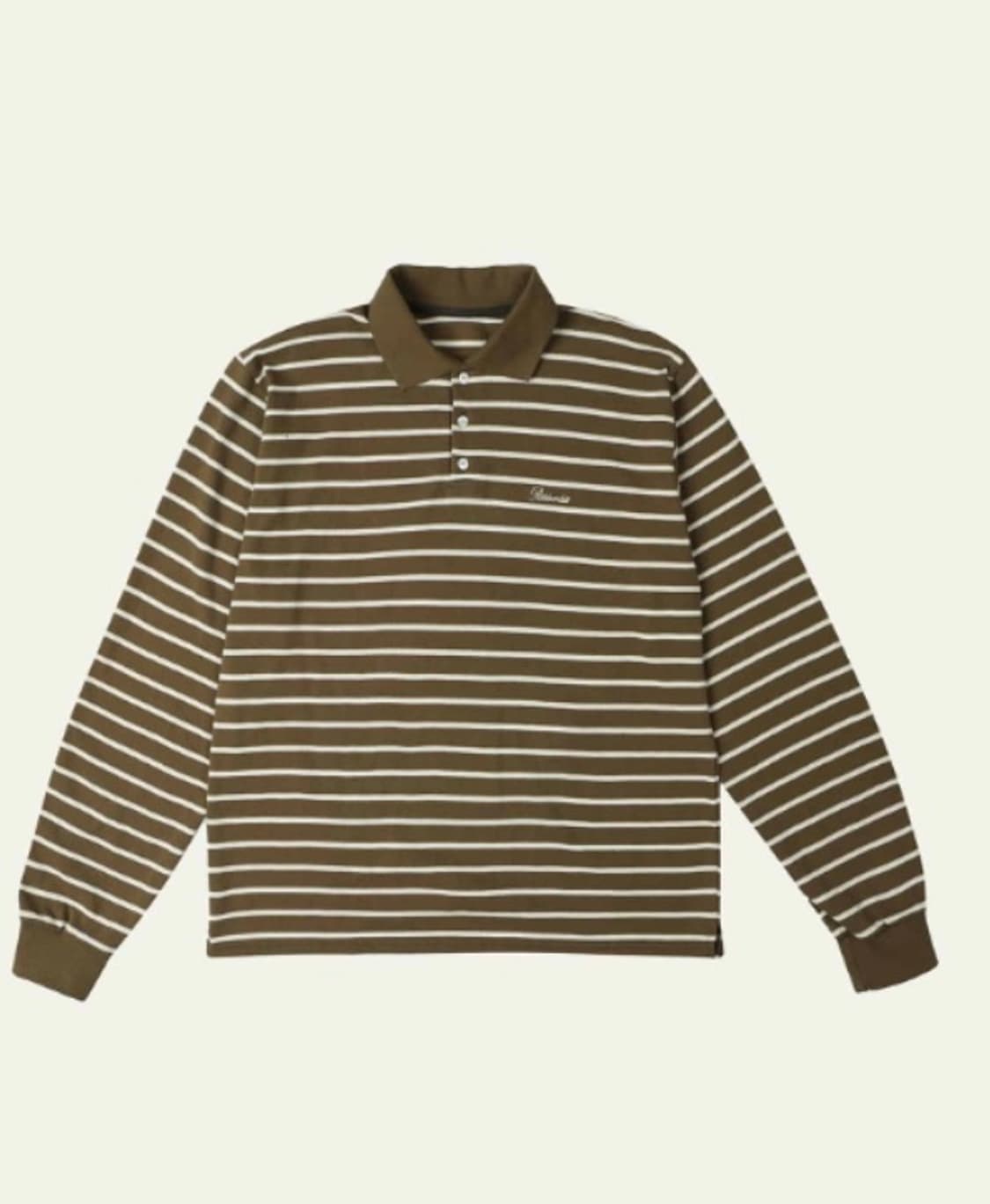 리본빛 캔들 pk 스트라이프 셔츠 올리브  상품이미지1