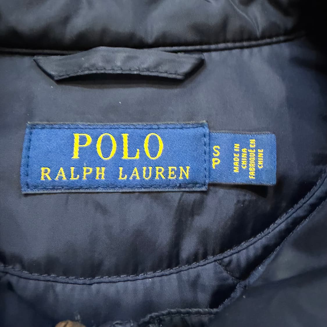 폴로 랄프로렌 네이비 다이아몬드 퀄팅 자켓  상품이미지3