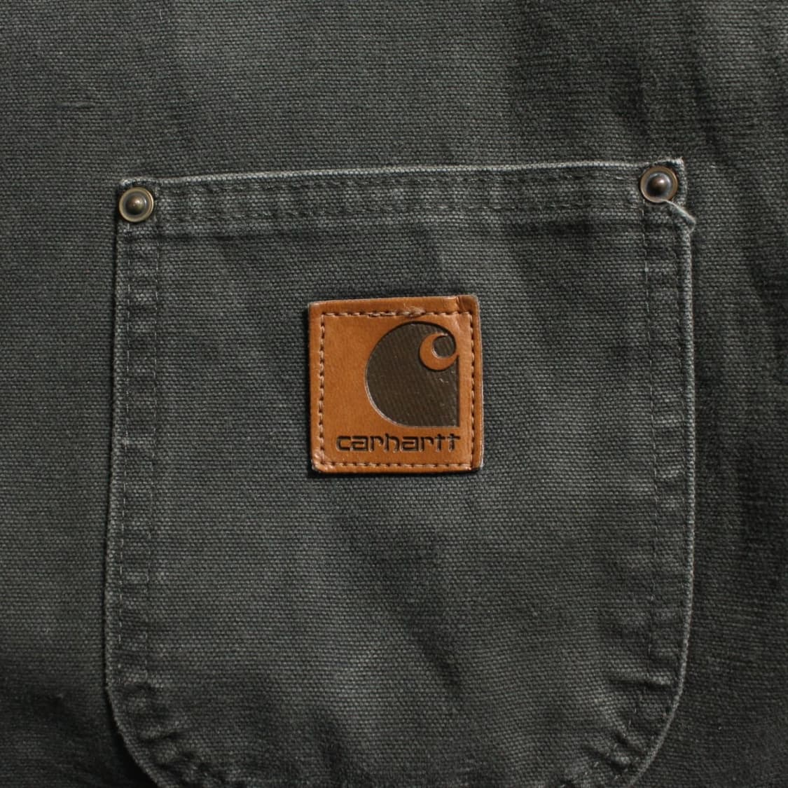 90's Carhartt 칼하트 MOS 모스그린 덕 디트로이트 워크자켓 상품이미지5