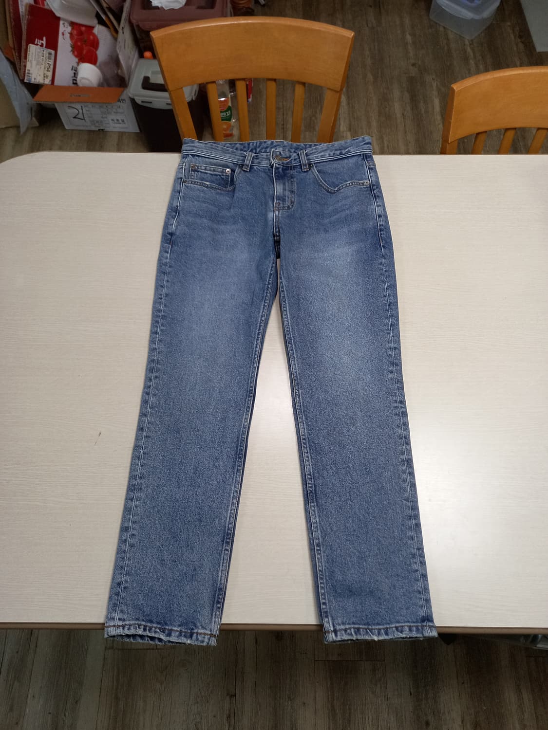30 JILLSTUART NEWYORK 워싱 스판 슬림일자진 30-263 상품이미지1