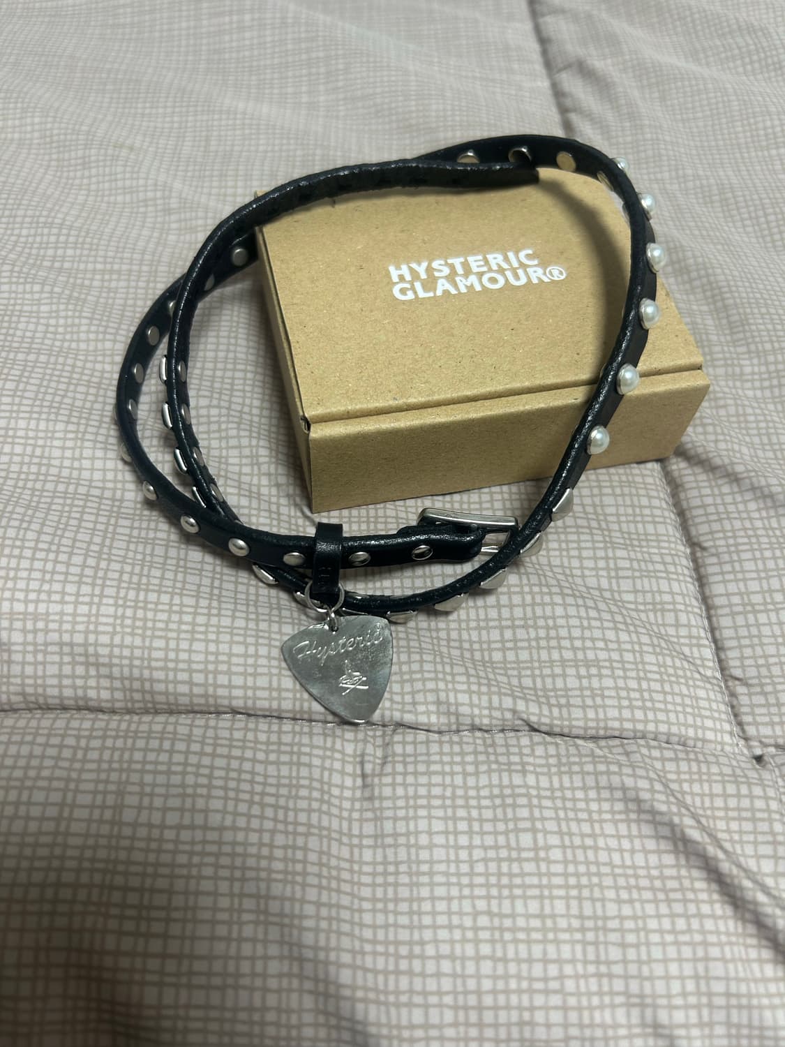 히스테릭 글래머 가죽 피크 팔찌 상품이미지3