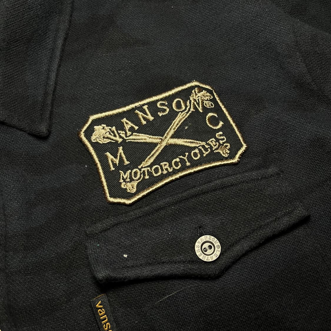 Vanson Leathers . 투웨이 스컬카모 집업 상품이미지5